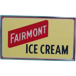 Fairmont Ice Cream Tin Sign c1950's
