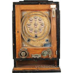 Early Wooden English Penny Skill Game