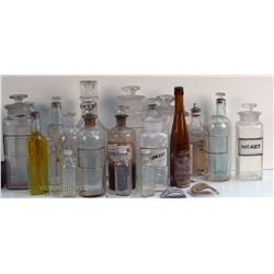 Large Box Lot Of Misc. Sized & Styles Apothacary Jars