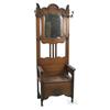 Image 1 : Early Oak Hall Tree/Seat