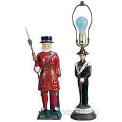 Lot Of 2 Liquor Ceramic Figural Display's: