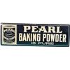 Image 1 : Pearl Baking Powder - "Is Pure" Embossed Tin Sign