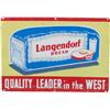 Image 1 : Langendorf Bread Tin Sign