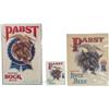 Image 2 : Lot Of 4 Pabst Genuine Bock Beer Signs: