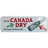 Image 1 : Canada Dry Self-Framed Embossed Tin Sign