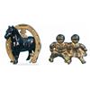 Image 1 : Lot Of 2 Cast-Iron Still Banks: