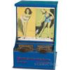 Image 1 : Coin-Op Countertop Embossed Metal "Girlie" Card