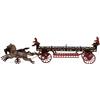 Image 1 : Early Cast-Iron Horse Drawn Ives Hook & Ladder Carriage