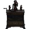 Image 1 : Antique Countertop Cast-Iron "Organ Bank" Monkey