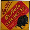 Image 1 : "Buffalo" Chain Link Fence Porcelain Sign