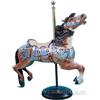 Image 1 : Large Carmel Colored  Carved Carousel Horse