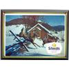 Image 1 : Schmidt's Light-Up Beer Sign, Winter Scene