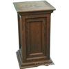 Image 1 : Early Oak Pedestal Display Stand