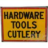 Image 1 : "Hardware Tools Cutlery" Double Sided Glass Sign,