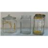 Image 1 : Lot Of 3 Planters Peanuts Store Countertop Glass Contai