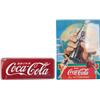 Image 1 : Lot Of 3 Coca Cola Tin Signs: