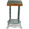 Image 1 : Fancy Cast-Iron Nickle Plated Base Slot Machine Stand
