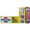 Image 1 : Lot Of 3 Pepsi Cola Signs: