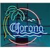 Image 1 : "Corona" Beer w/ Palm Tree Neon Light