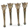 Image 1 : Lot Of 4 Fancy Topless Lady Figure Table Legs