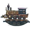 Image 1 : Wood Carved & Painted Train Engine Kiddie Rocking Ride