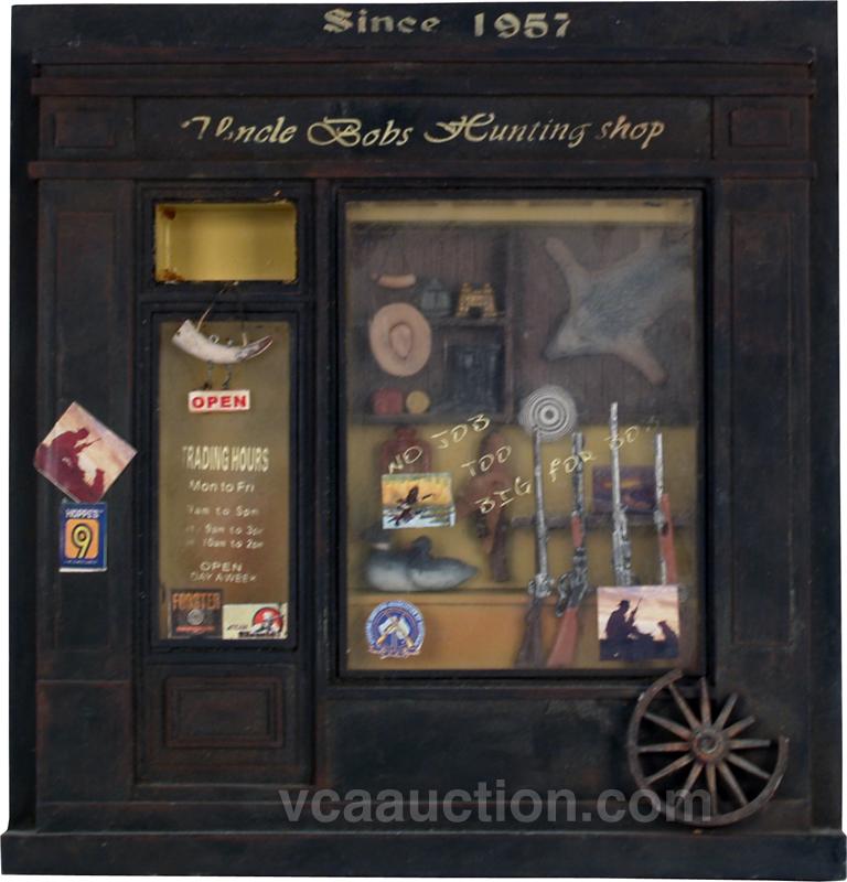 "Uncle Bobs Hunting Shop" Diorama Store Front Scene