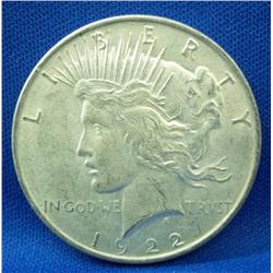 1922 Liberty "Peace" Silver Dollar
