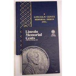 Lot 2 1959-1985 Lincoln Coin Books Almost Full BU