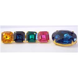 Lot-2 Gemstone Pendants 18.3g total wt