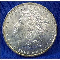 1885-O Morgan Silver Dollar CH-BU