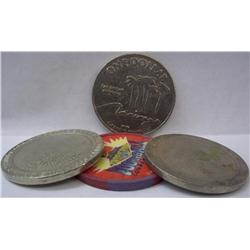 Lot-LV & Laughlin Collector Casino Tokens & Chip