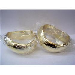 2 Gold Metallic Bracelet