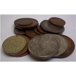 Lot-Collector Coins from Gr Britain silver, bronze