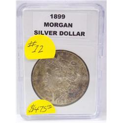 Key 1899 Philadelphia mint Morgan Silver Dollar