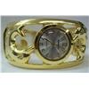 Image 2 : Gold Metallic Bracelet Quartz Watch Dolphin Design