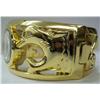 Image 3 : Gold Metallic Bracelet Quartz Watch Dolphin Design