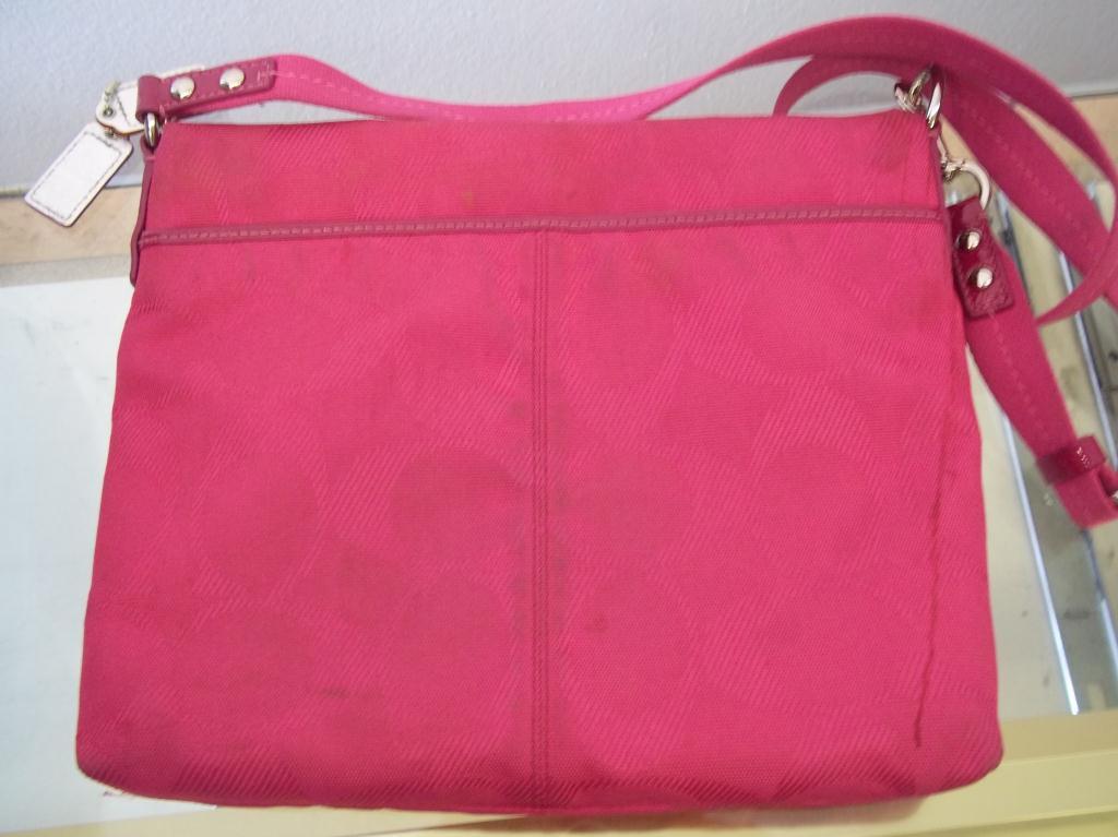 hot pink side bag