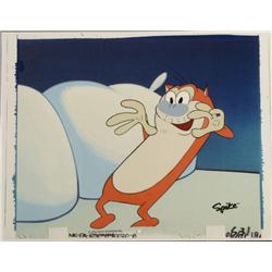 Background Animation Original Oh Joy Ren and Stimpy Cel