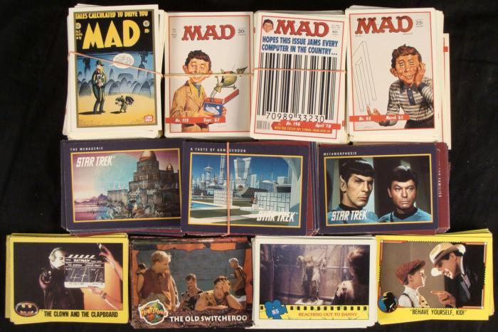 600+ Entertainment Trading Cards MAD Magazine Star Trek