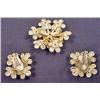 Image 2 : VINTAGE CORO COSTUME JEWELRY EARRING AND BROOCH SE