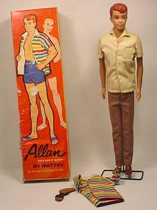 VINTAGE BARBIE KEN'S BUDDY ALLAN NO. 1000 DOLL IN