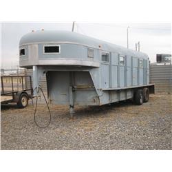 20'X6' TANDEM AXLE GOOSENECK STOCK TRAILER;