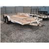 Image 1 : 16' TANDEM AXLE BALL HITCH TRAILER;