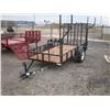 Image 1 : 10' SINGLE AXLE BALL HITCH TRAILER;