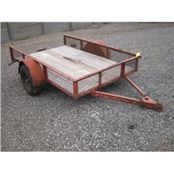 8' SINGLE AXLE TRAILER;