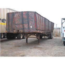 28' FLATBED SEMI TRAILER W/WALLS