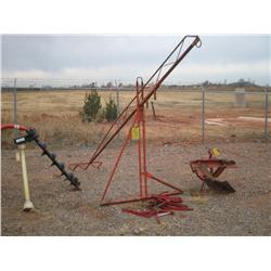 HOT MOP ROOF CRANE;