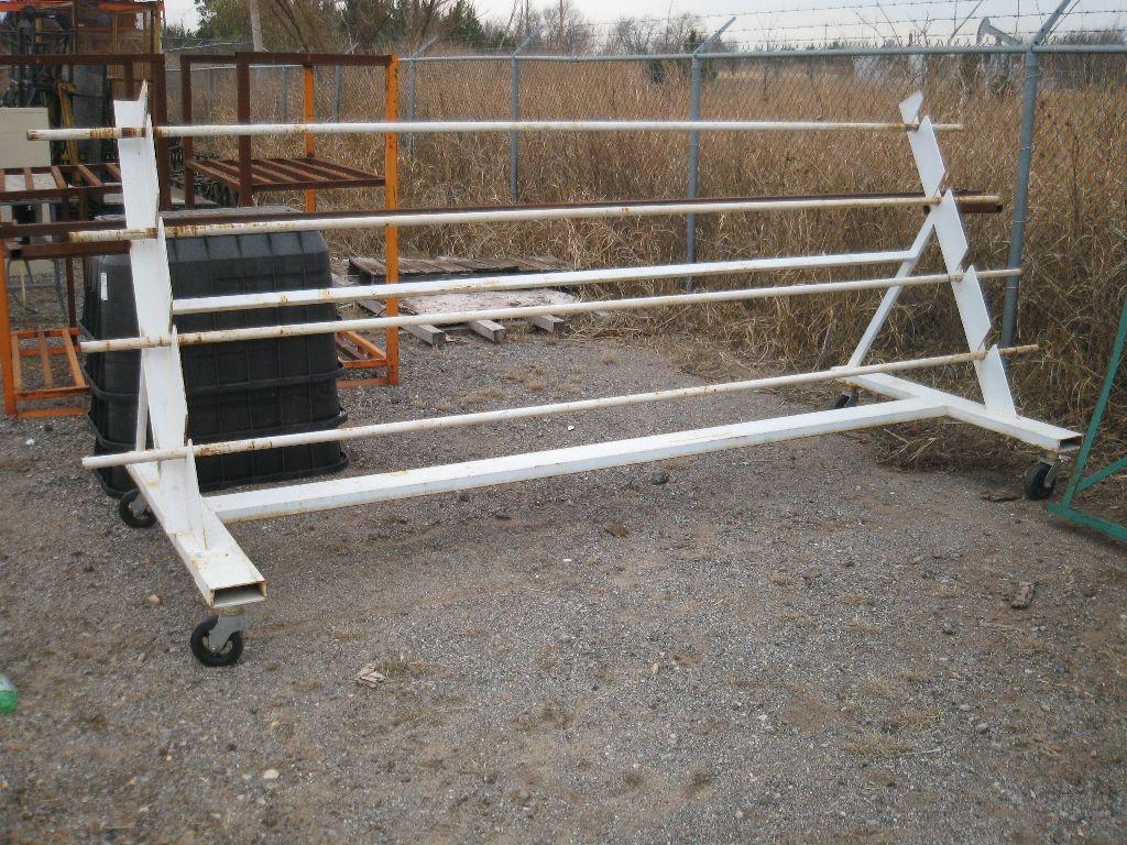 CARPET & LINOLEUM ROLL RACK;