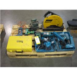 DRILLS, PUMP, CUT-OFF SAW & MISC;