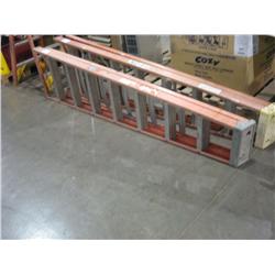 8' FIBERGLASS LADDER;